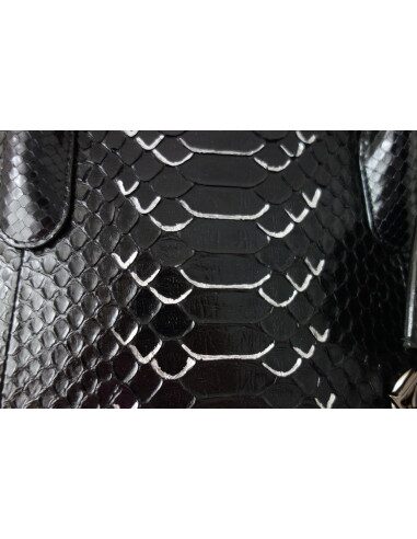 SAC DIOR BAR PYTHON NOIR