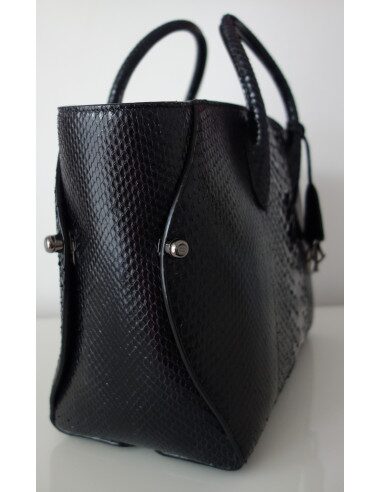 SAC DIOR BAR PYTHON NOIR