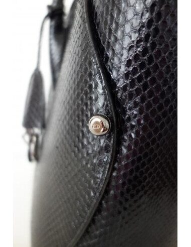 SAC DIOR BAR PYTHON NOIR