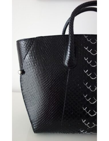 SAC DIOR BAR PYTHON NOIR