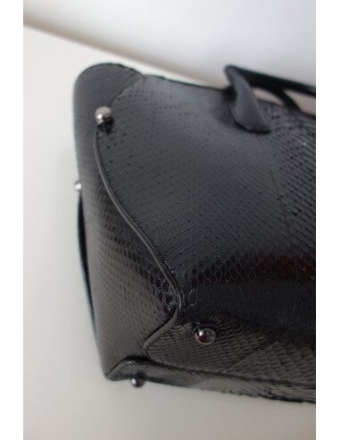 SAC DIOR BAR PYTHON NOIR
