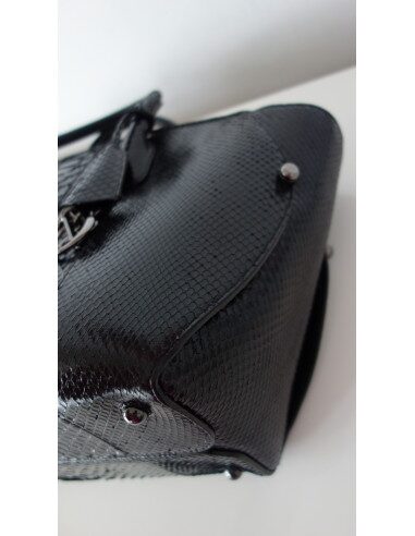 SAC DIOR BAR PYTHON NOIR