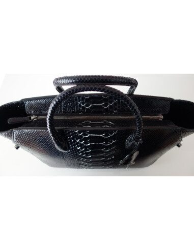 SAC DIOR BAR PYTHON NOIR