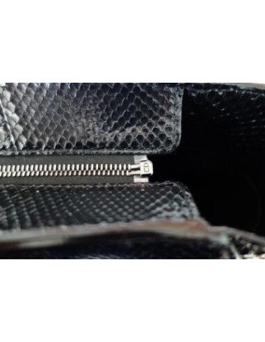 SAC DIOR BAR PYTHON NOIR