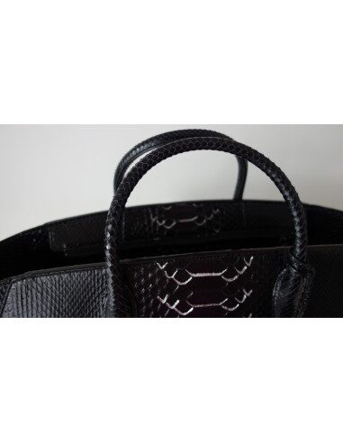 SAC DIOR BAR PYTHON NOIR