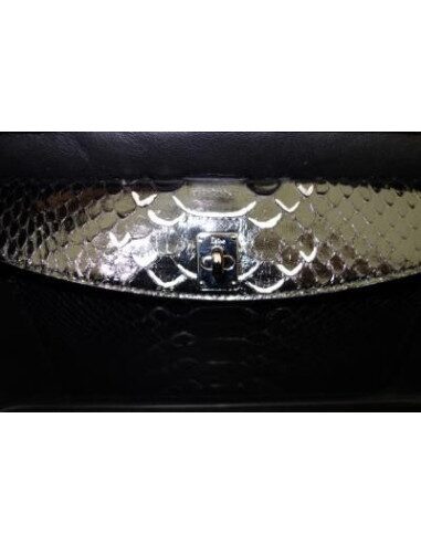 SAC DIOR BAR PYTHON NOIR