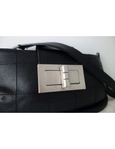 PETIT SAC CHANEL CUIR NOIR 2