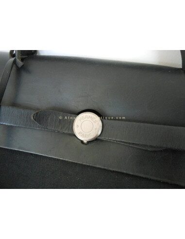 SAC HERMES HERBAG NOIR GRAND MODELE