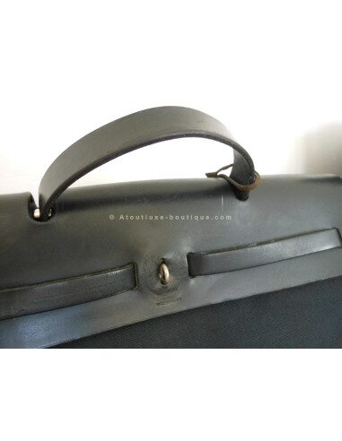 SAC HERMES HERBAG NOIR GRAND MODELE