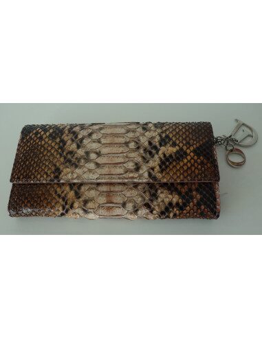 POCHETTE / PORTE-FEUILLE LADY DIOR PYTHON