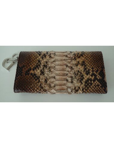 POCHETTE / PORTE-FEUILLE LADY DIOR PYTHON