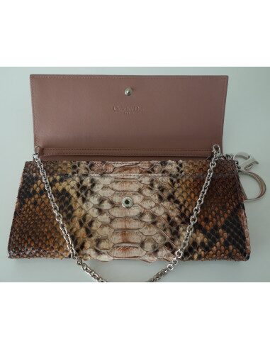 POCHETTE / PORTE-FEUILLE LADY DIOR PYTHON