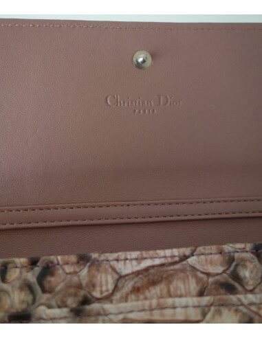 POCHETTE / PORTE-FEUILLE LADY DIOR PYTHON