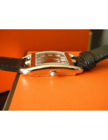 MONTRE HERMES CAPE COD DOUBLE TOUR NOIR