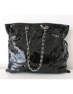 SAC CHANEL SHOPPING NOIR 2