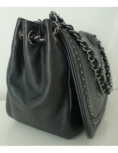 SAC CHANEL CUIR NOIR 