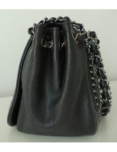 SAC CHANEL CUIR NOIR 