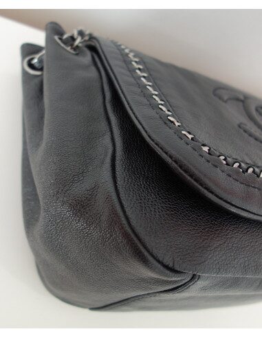 SAC CHANEL CUIR NOIR 
